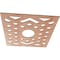 Ekena Millwork Chevron Wood Fretwork Pierced Ceiling Medallion, Cherry, 20"OD x 5 1/8"ID x 3/8"T CMWP20X20X0375CHCH - alternate 4